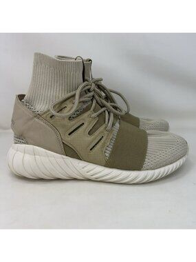 Adidas Tubular Doom Training Shoes Beige Men’s Size 7 / Women’s Size 8.5